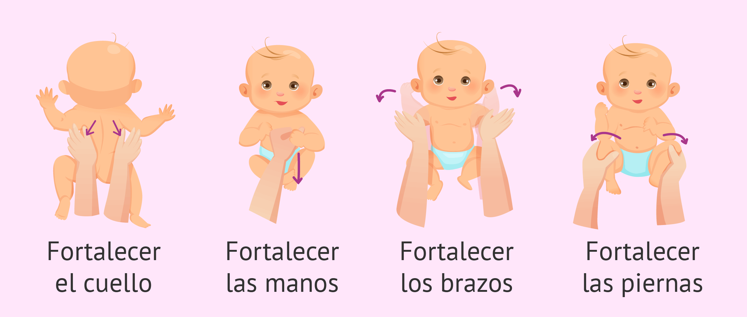 Ejercicios de estimulación para bebés