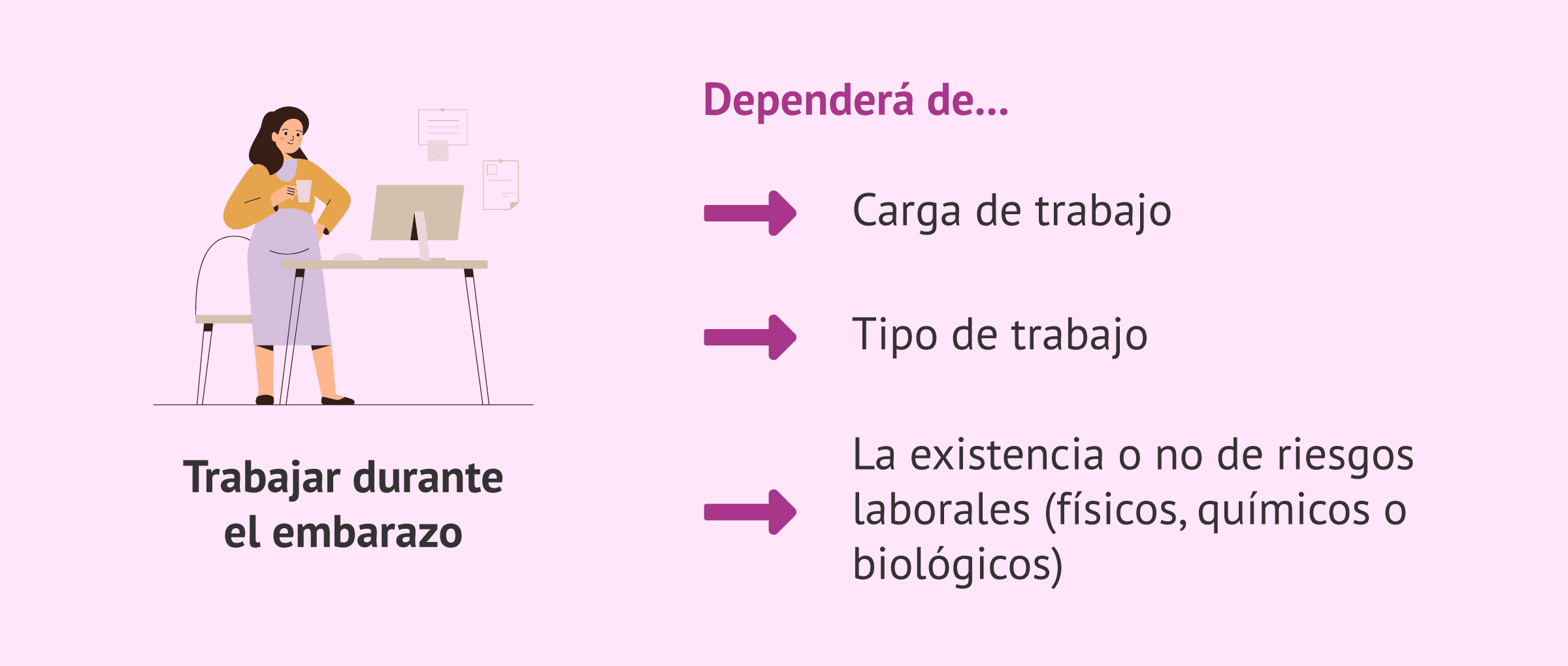 ¿Son compatibles el trabajo y el embarazo? ¿Hasta qué semana?