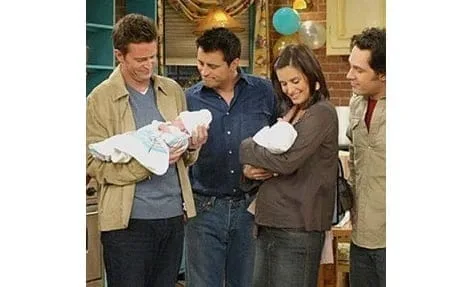 Mónica embarazada en Friends