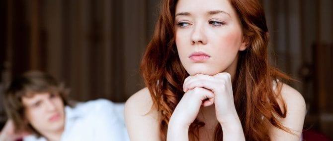 Imagen: Pareja deprimida en reproducción asistida