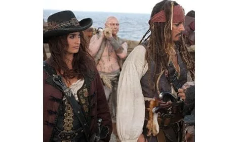 Penélope Cruz rodó embarazada en Piratas del Caribe