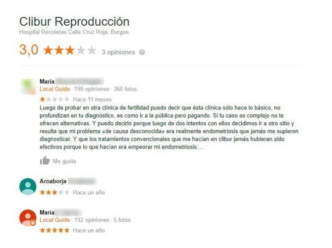 Imagen: Opiniones de Clibur Reproducción