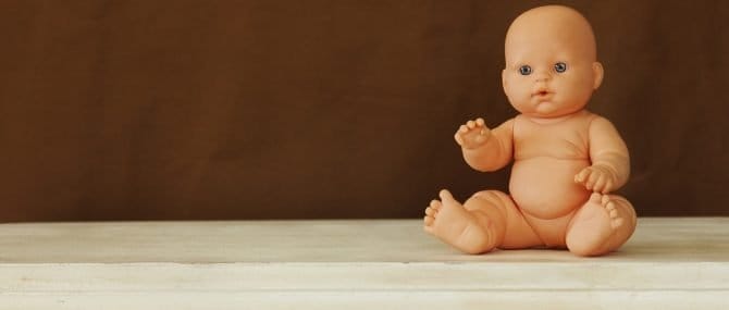 Imagen: Muñeco como bebé