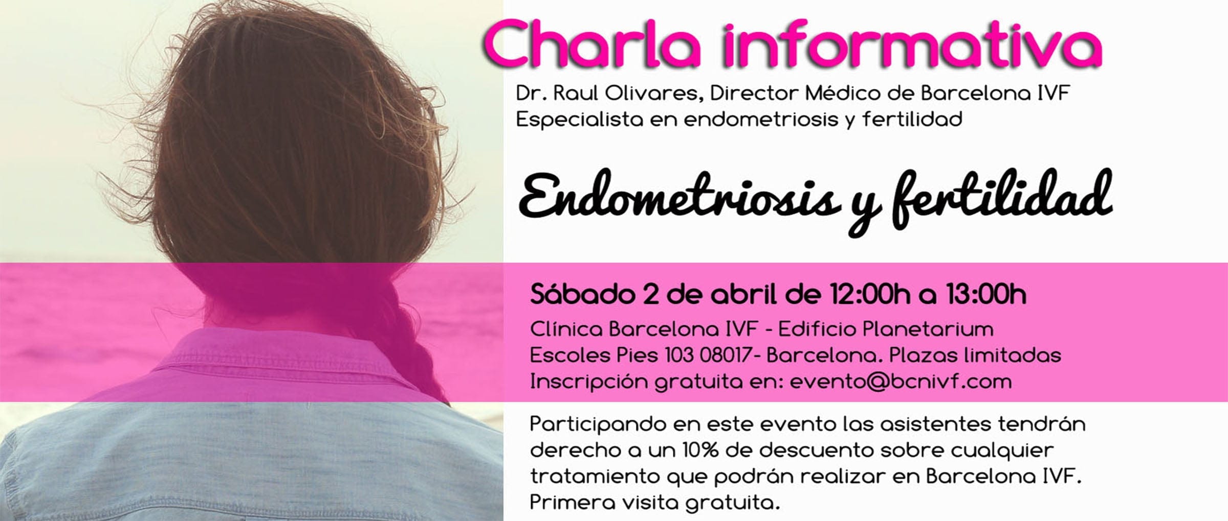 Charla informativa de Barcelona IVF sobre endometriosis y fertilidad