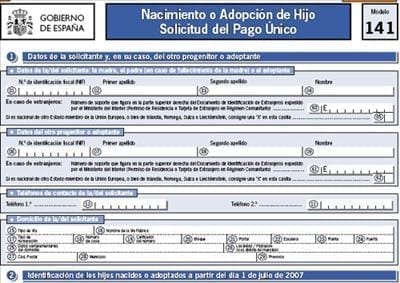 Supresión del cheque bebé