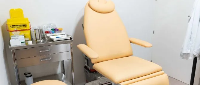 Imagen: Sala de enfermería de la clínica Tambre