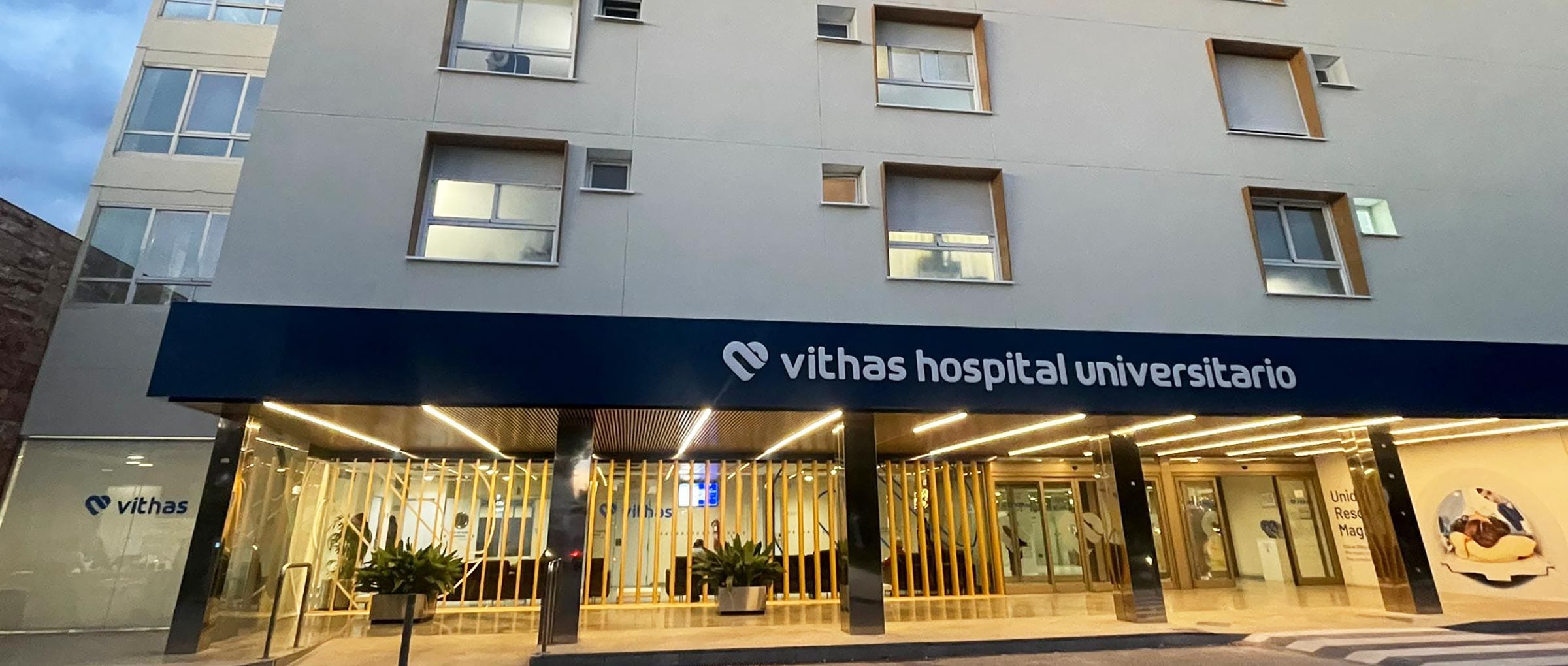 Imagen: Fachada del Hospital Universitario Vithas Madrid Aravaca