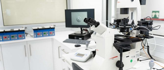 Imagen: Laboratorio FIV Ginemed Madrid