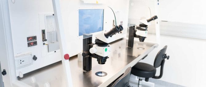 Imagen: Laboratorio de Ginemed Madrid