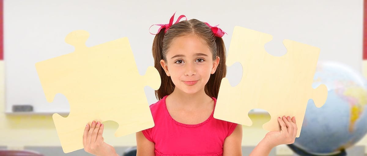 Los puzzles mejoran las habilidades espaciales en niños.