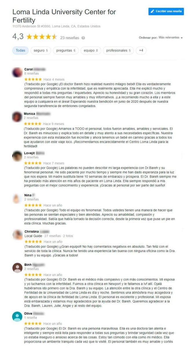 Imagen: Opiniones de Loma Linda University Center
