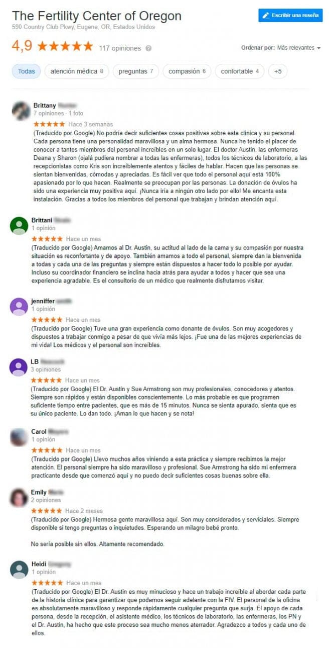 Imagen: Opiniones de FCO