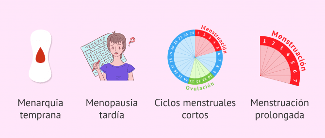 Imagen: Factores que aumentan el riesgo de endometriosis