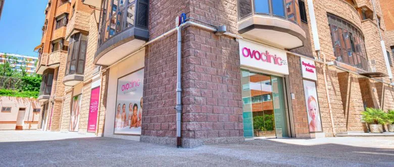 Fachada de la clínica Ovoclinic Madrid