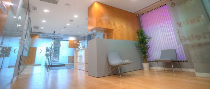 Imagen: Pasillo de Ovoclinic Madrid