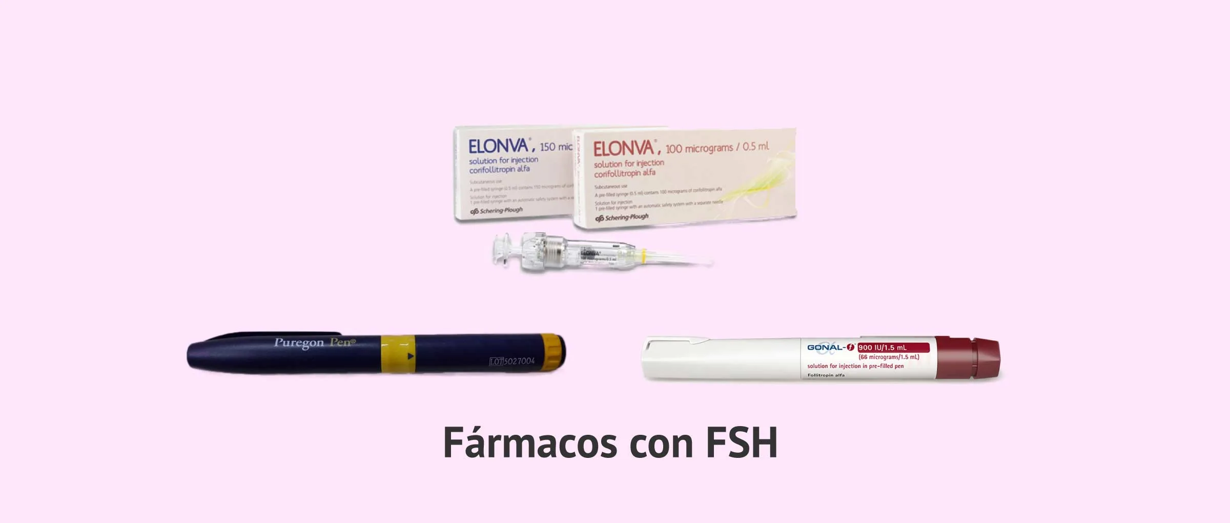Fármacos que contienen hormona FSH
