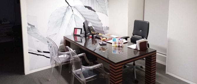 Imagen: Zona de confidente en la consulta