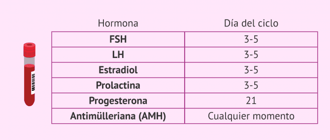 Imagen: Mejor momento para realizar el perfil hormonal femenino
