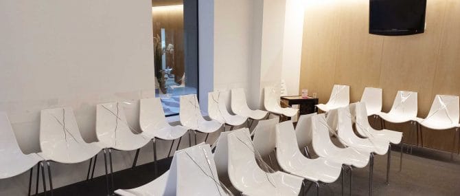 Imagen: Sala de espera de pacientes en IMAR Murcia