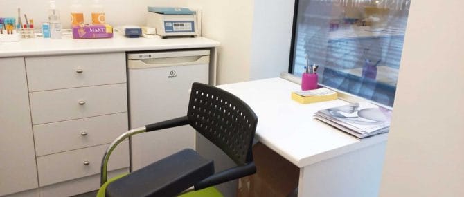 Imagen: Sala de enfermería de IMAR Murcia