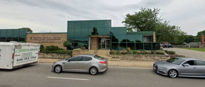 Fachada de la clínica Midwest Fertility Center