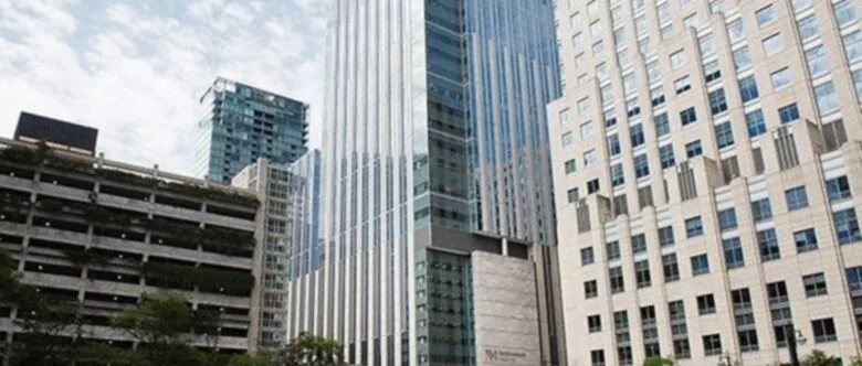 Fachada de la clínica Northwestern Fertility and Reproductive Medicine