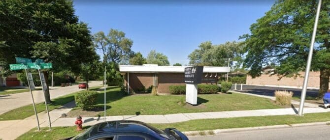 Fachada de la clínica North Shore Fertility