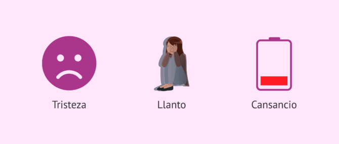 Imagen: Posibles síntomas de la depresión postparto