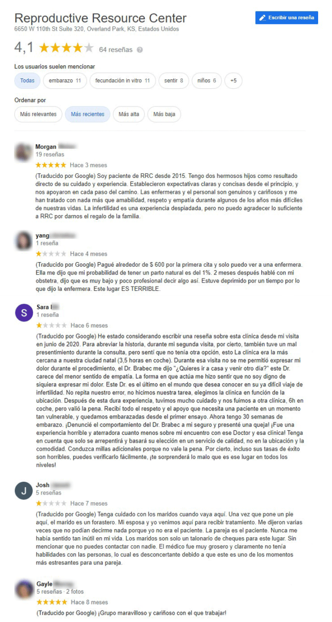 Imagen: Opiniones sobre RRC Kansas City IVF