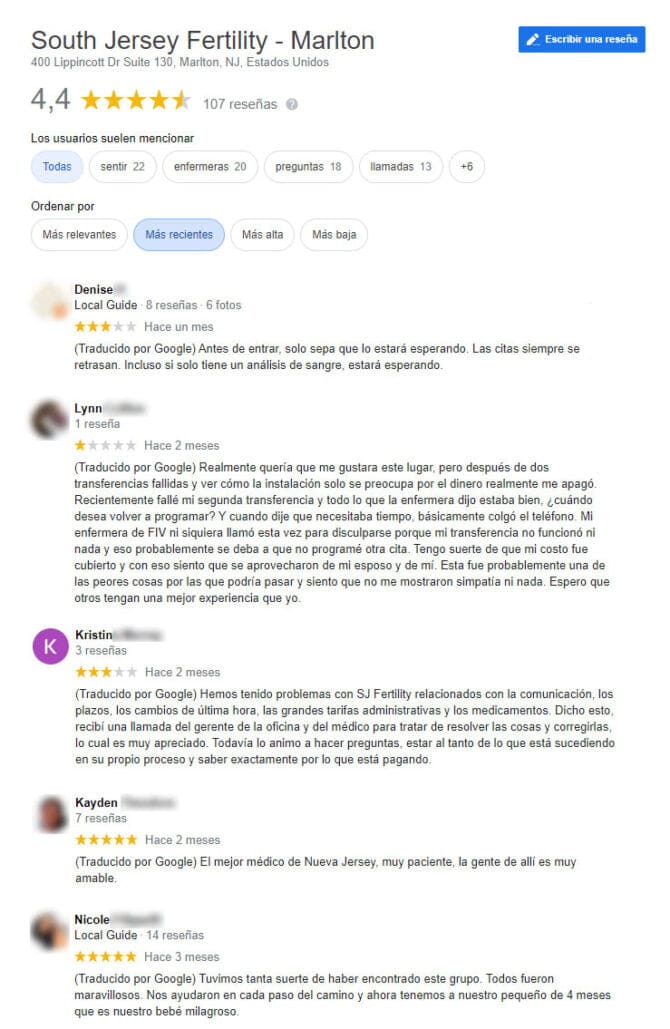 Imagen: Opiniones de South Jersey Fertility Center - Marlton