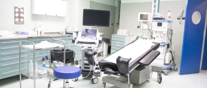 Imagen: Quirófano de Ginemed Sevilla