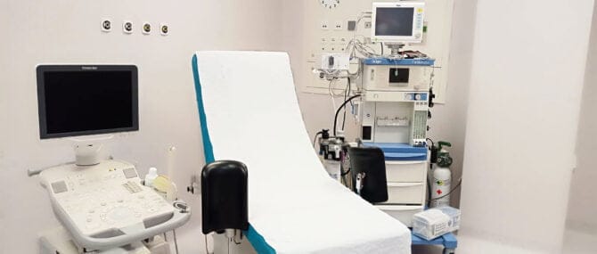Imagen: Zona quirúrgica de Ginemed Málaga