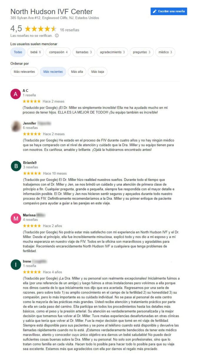 Imagen: Opiniones sobre North Hudson IVF