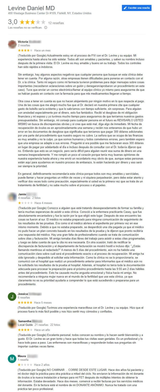 Imagen: Opiniones sobre Hudson Valley Fertility