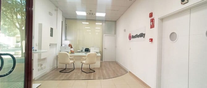 Imagen: Recepción en Next Fertility Sevilla
