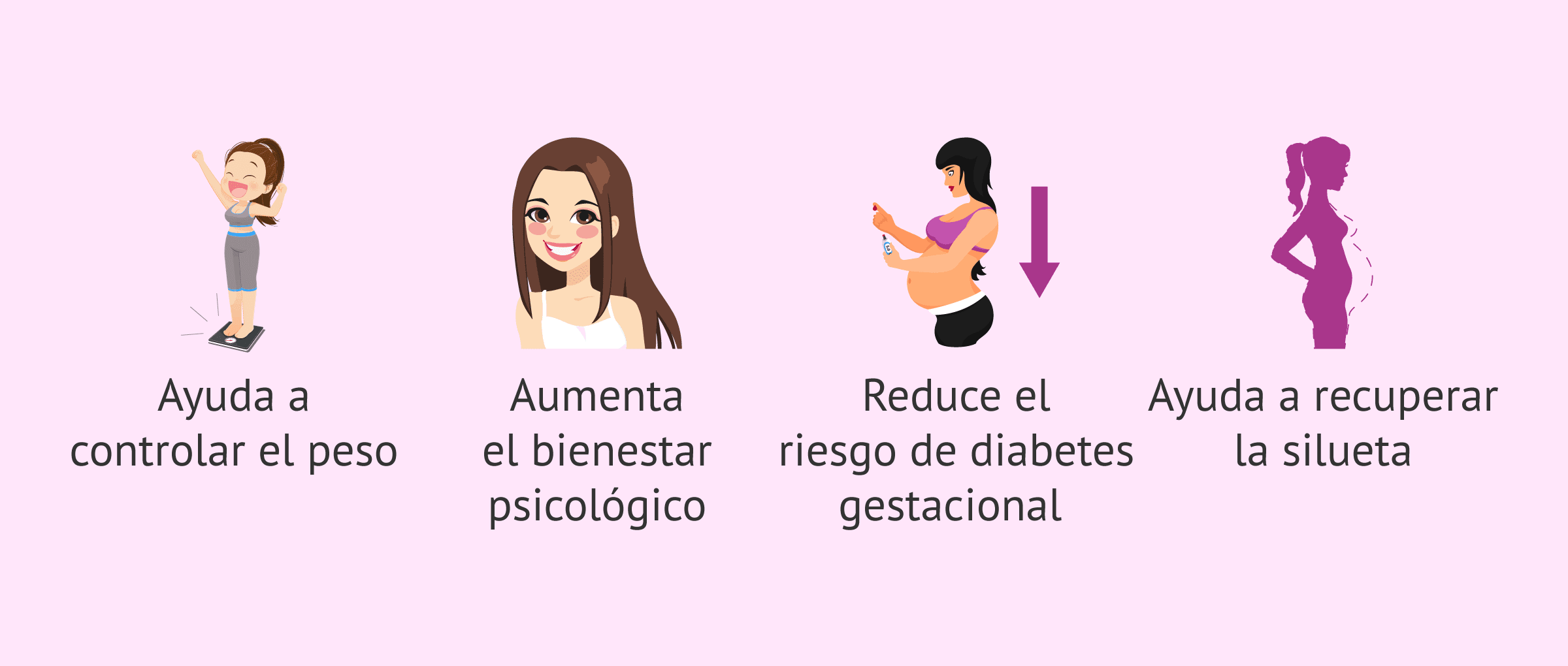 Imagen: Otras ventajas de realizar deporte durante el embarazo