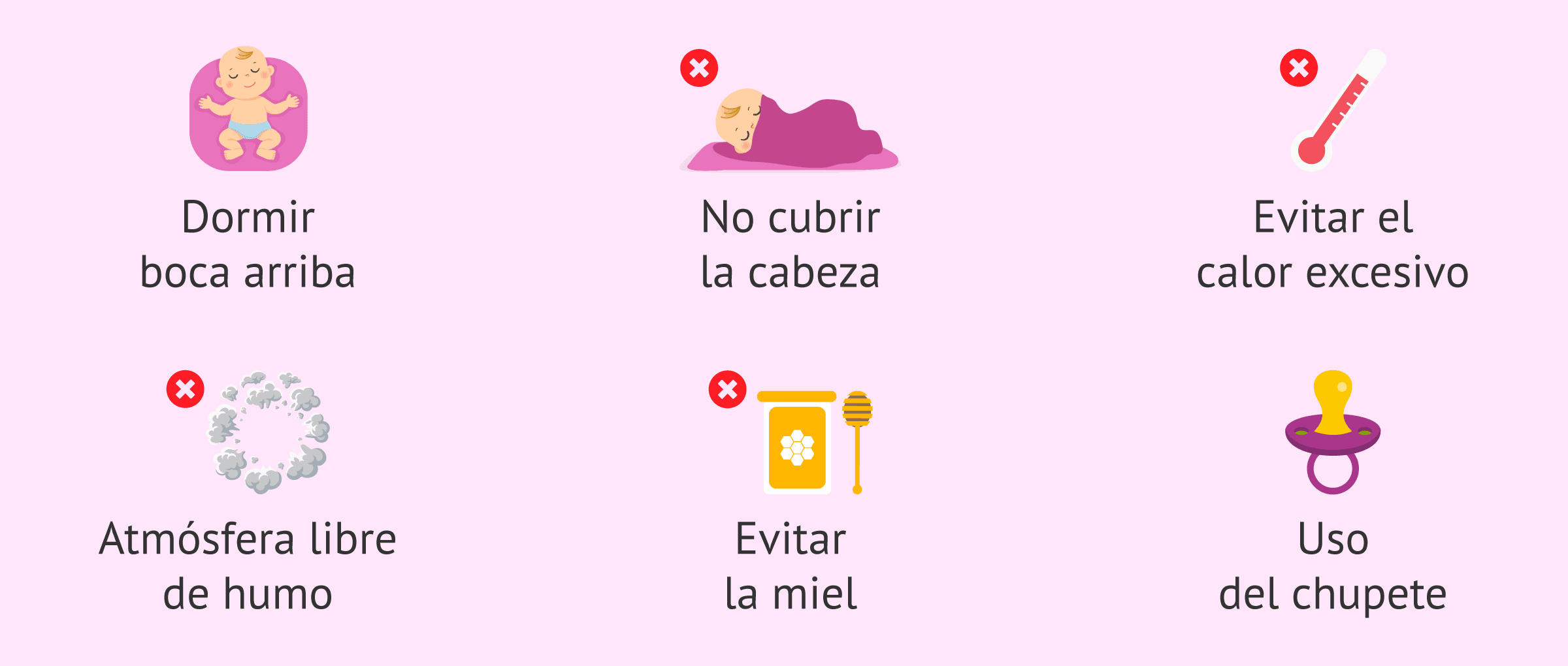 Imagen: Consejos para evitar la muerte súbita del lactante