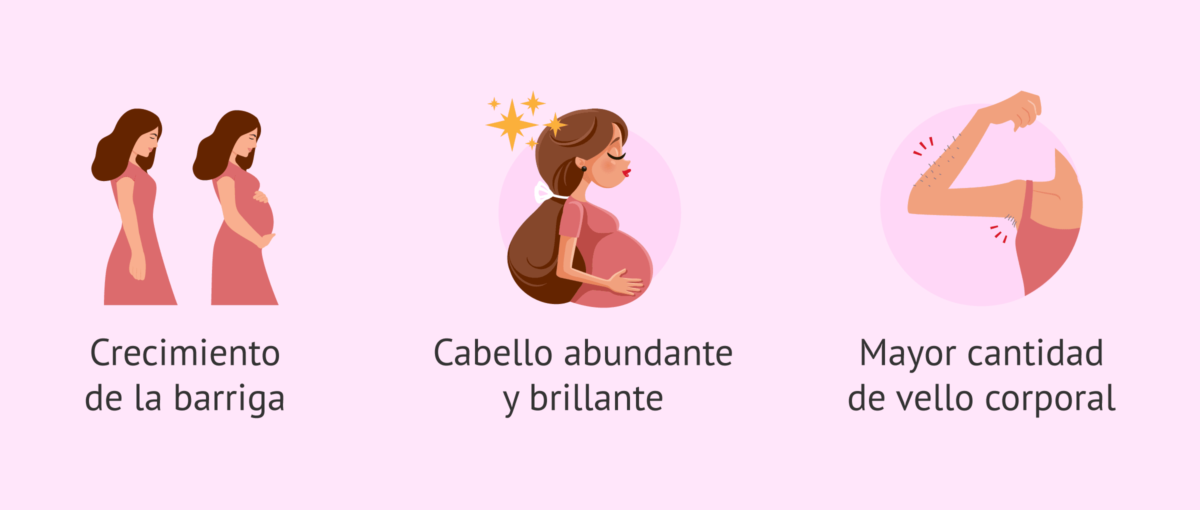 Imagen: Cuerpo de la embarazada en la semana 25