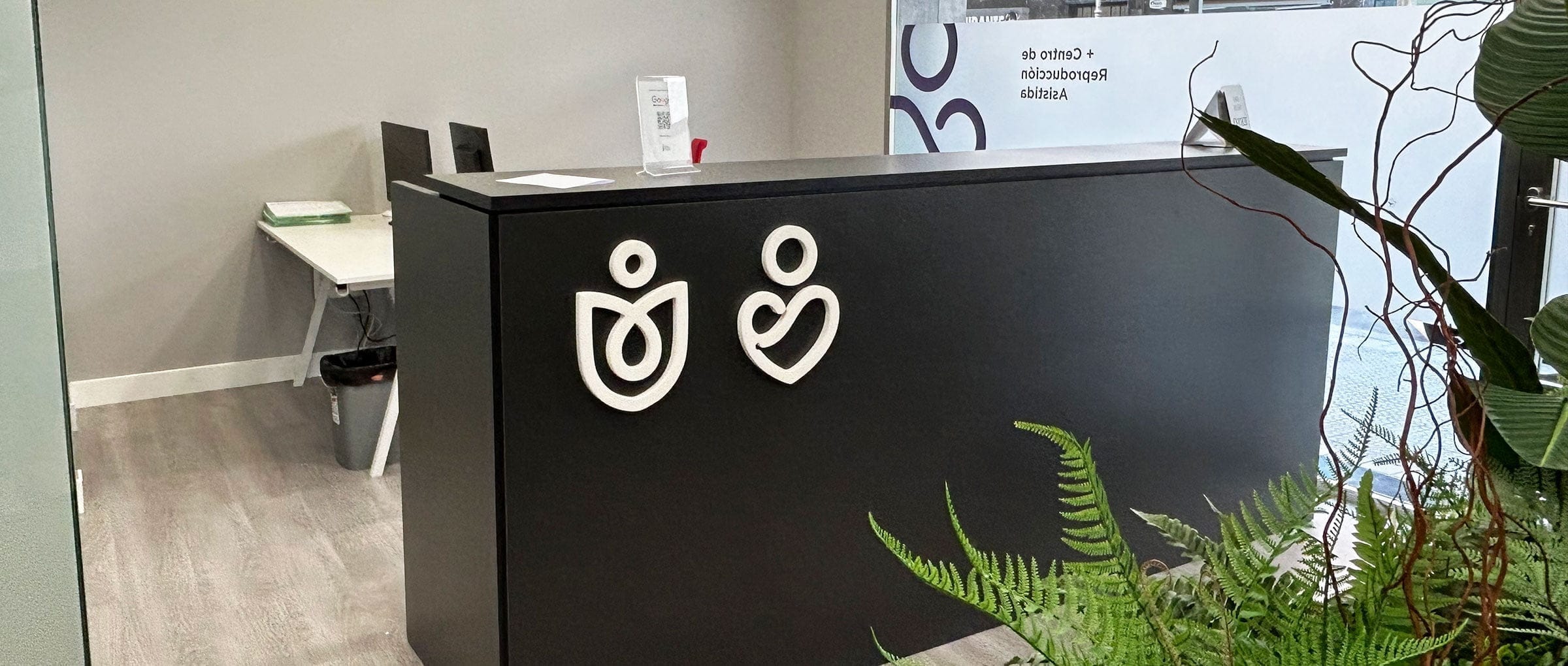 Imagen: Recepción de Centro de Fertilidad Bilbao