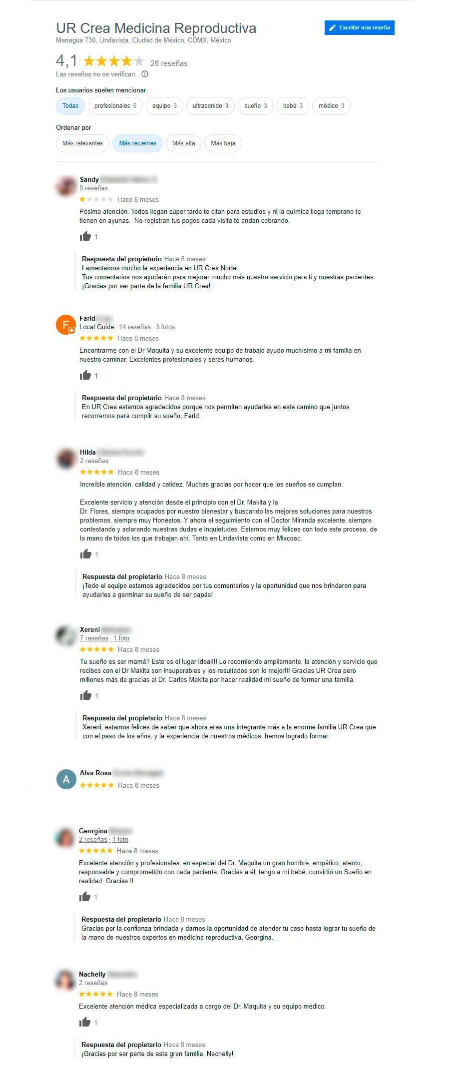 Imagen: Opiniones UR Crea Norte, México