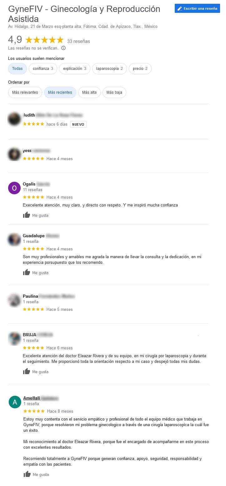 Imagen: Opiniones sobre GyneFIV