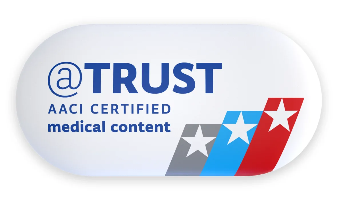 Certificado contenido médico por la AACI