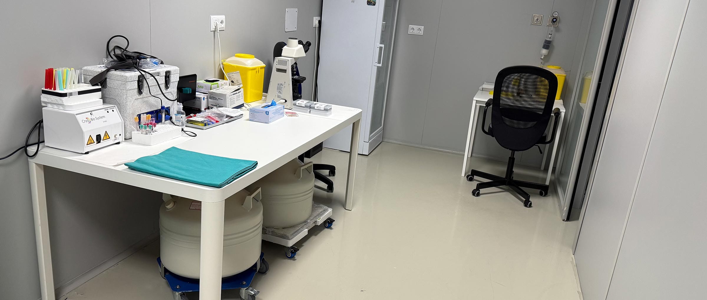 Imagen: Laboratorio de andrología de AISH