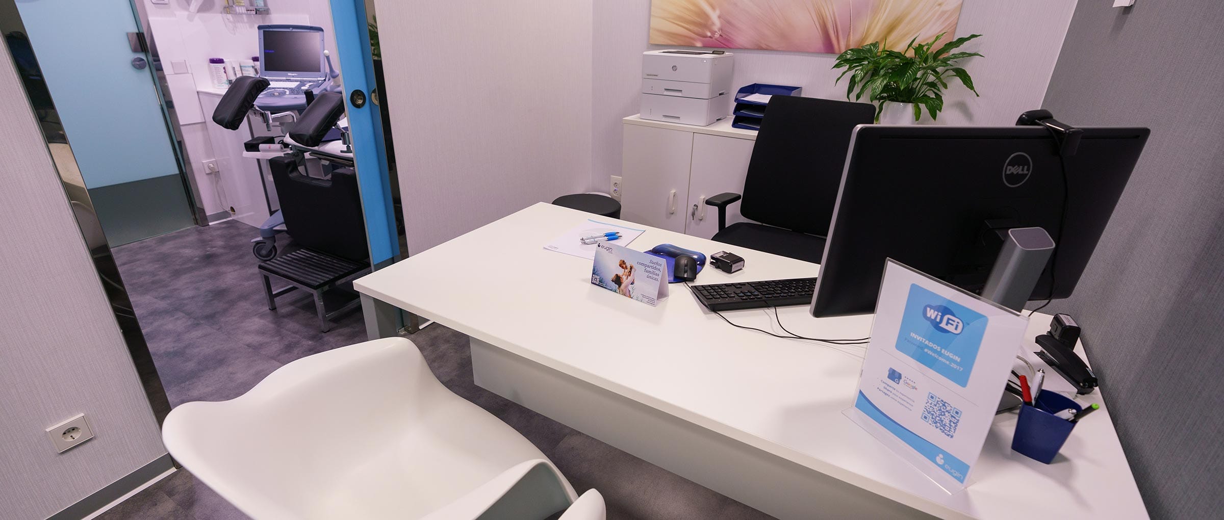 Imagen: Consulta y sala de exploración de Eugin Madrid