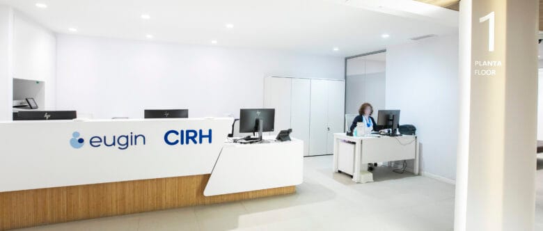 Fachada de la clínica Centre d'Infertilitat i Reproducció Humana (CIRH)